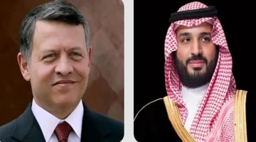 ولي العهد وملك الأردن يبحثان هاتفياً أبرز تطورات الأوضاع في المنطقة